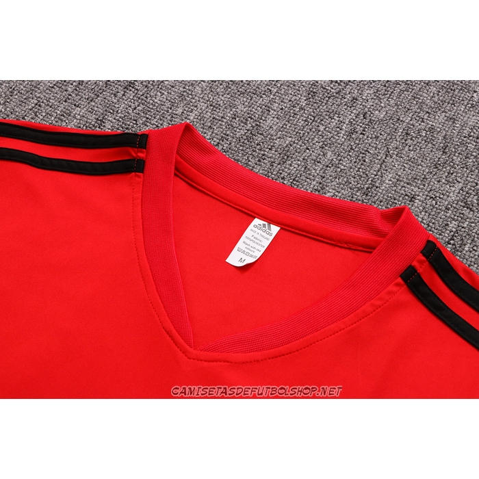 Chandal del Manchester United 22-23 Manga Corta Rojo